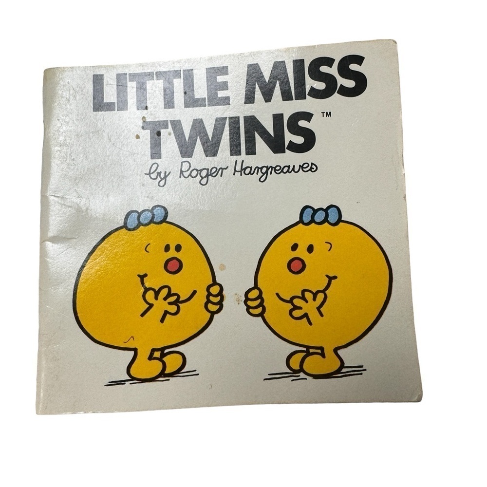 Little Miss Twins paperback book July 1984 Roger Hargreaves